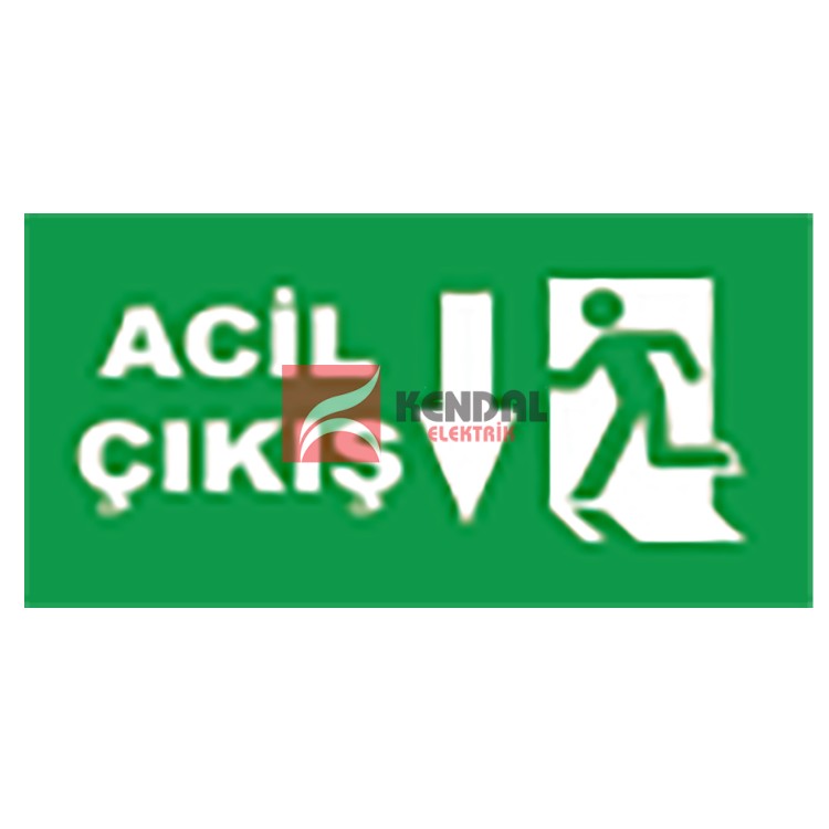 KEXIT213 EXİT ACİL ÇIKIŞ ARM. LED AŞAĞI