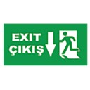 KEXIT214 EXİT ACİL ÇIKIŞ ARM. LED AŞAĞI