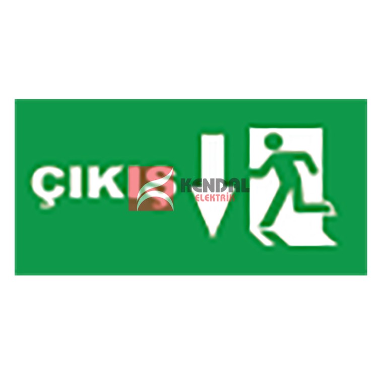 KEXIT217 EXİT ACİL ÇIKIŞ ARM. LED AŞAĞI