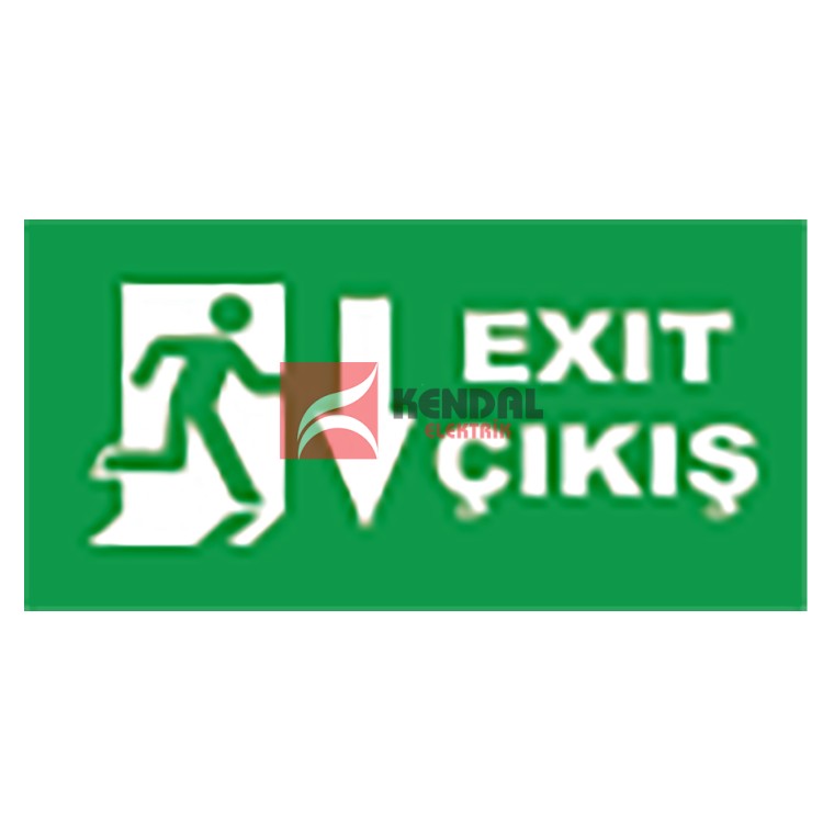 KEXIT228 EXİT ACİL ÇIKIŞ ARM. LED AŞAĞI