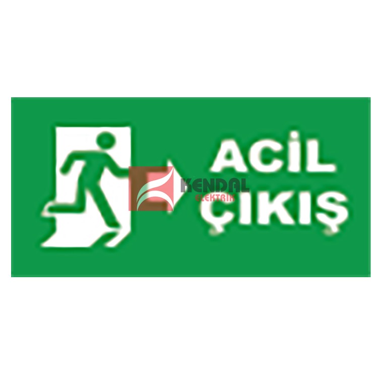 KEXIT230 EXİT ACİL ÇIKIŞ ARM. LED YAN