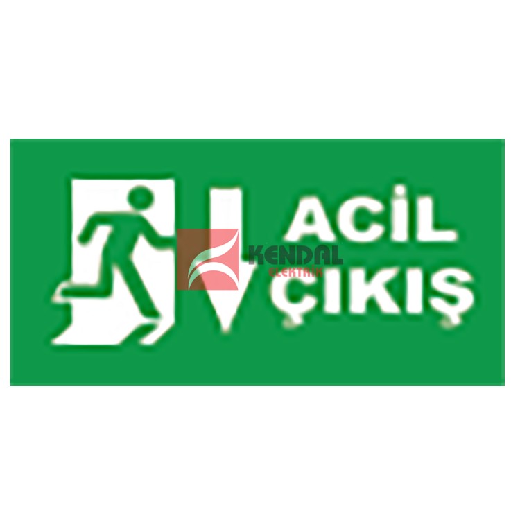 KEXIT232 EXİT ACİL ÇIKIŞ ARM. LED AŞAĞI