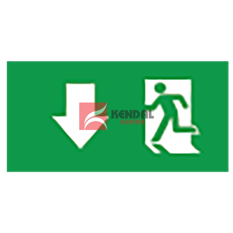 KEXIT236 EXİT ACİL ÇIKIŞ ARM. LED AŞAĞI